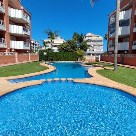 Apartamento Planta Baja Con Piscina Дения Экстерьер фото