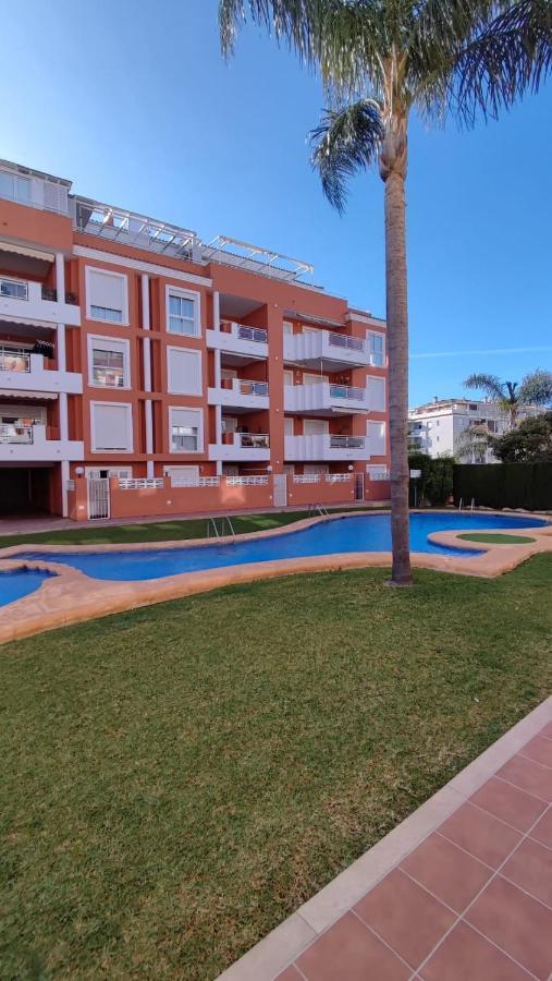 Apartamento Planta Baja Con Piscina Дения Экстерьер фото
