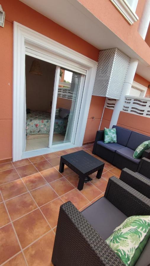 Apartamento Planta Baja Con Piscina Дения Экстерьер фото